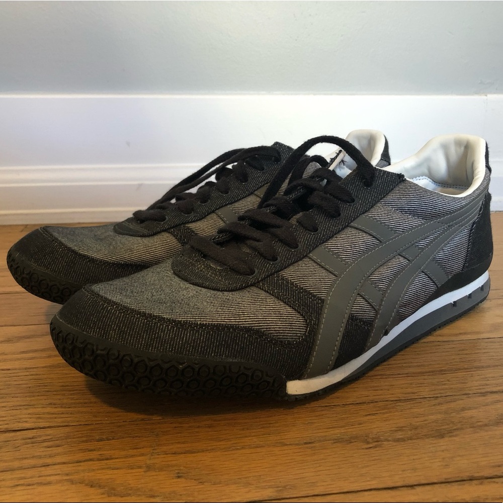 Asics Onitsuka Tiger Ultimate 81 Black Gray Sz 11